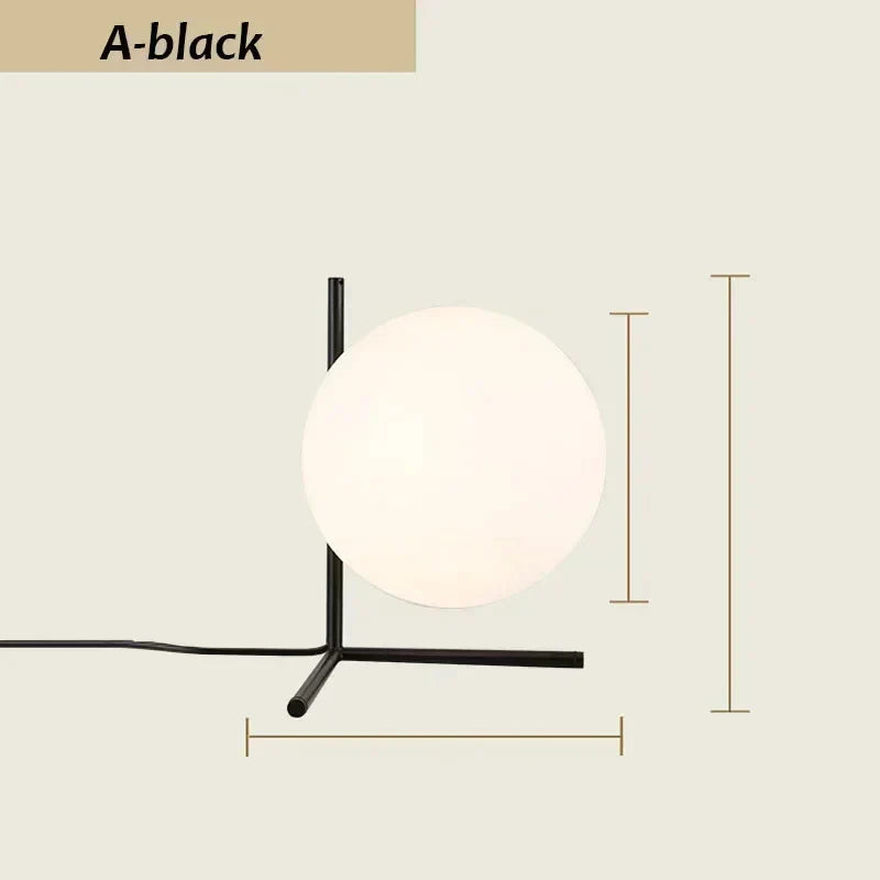 Rynx | CityGlow - Modern minimalist glass table lamp