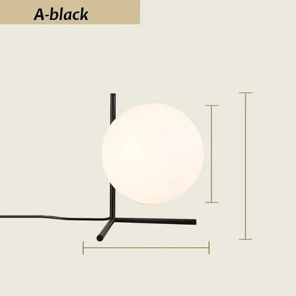 Rynx | CityGlow - Modern minimalist glass table lamp