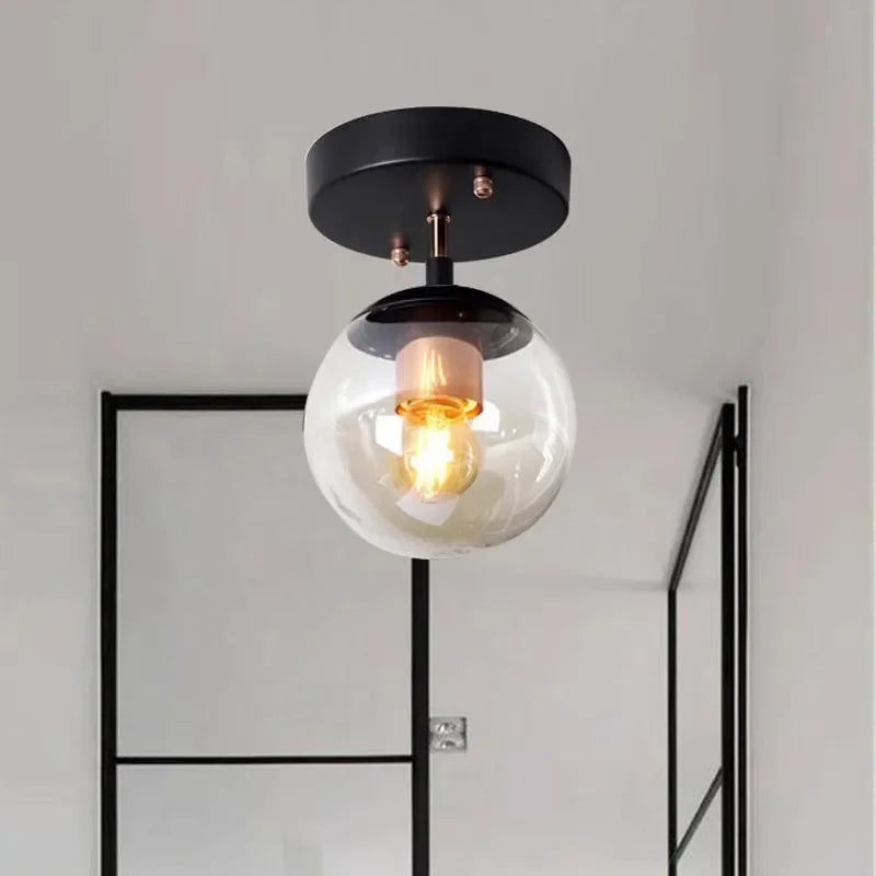 Rynx | LuminousSphere - Modern Glass Ball Ceiling Lamp