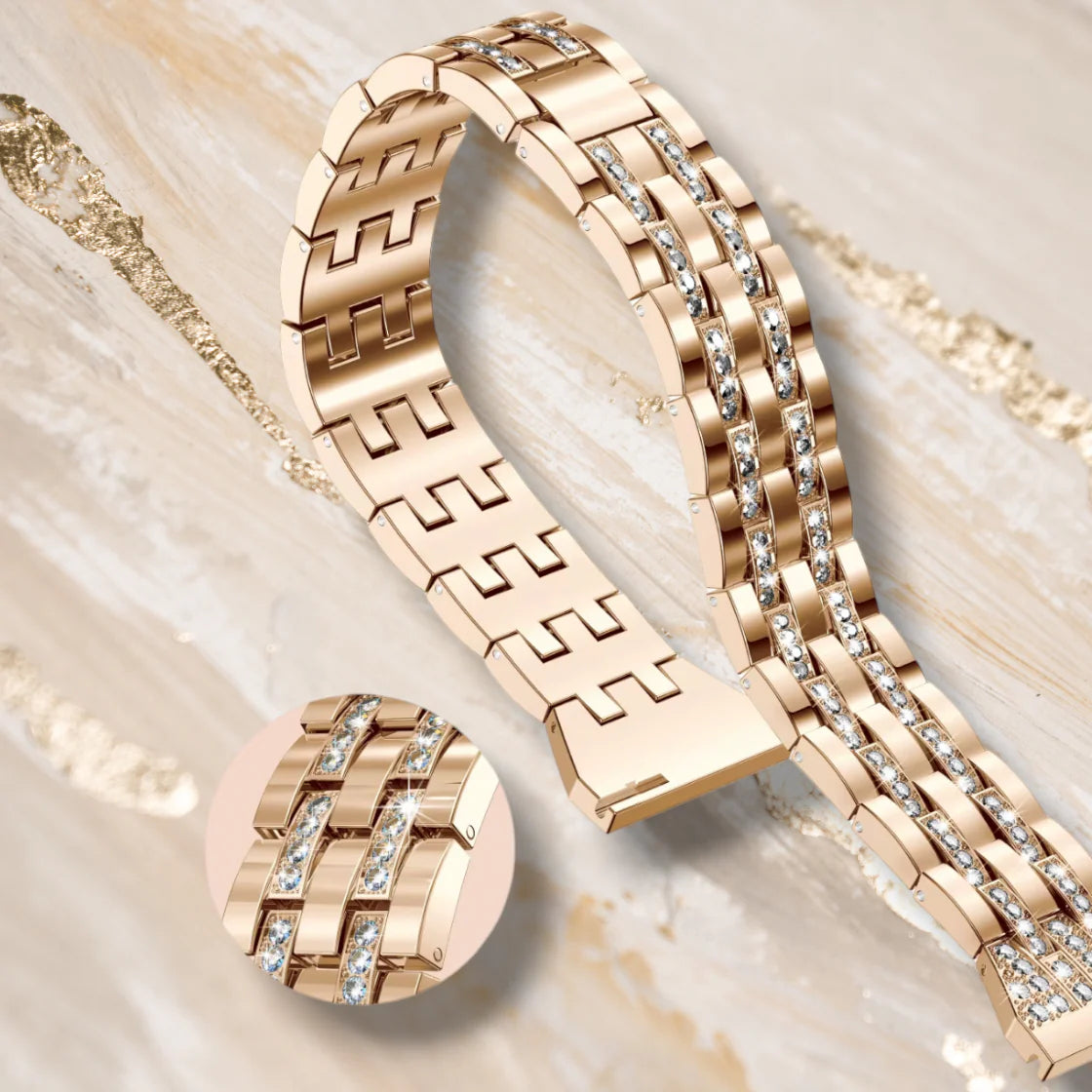 Rynx | Smartwatch for women with golden mesh "Asterionis"