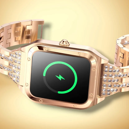 Rynx | Smartwatch for women with golden mesh "Asterionis"