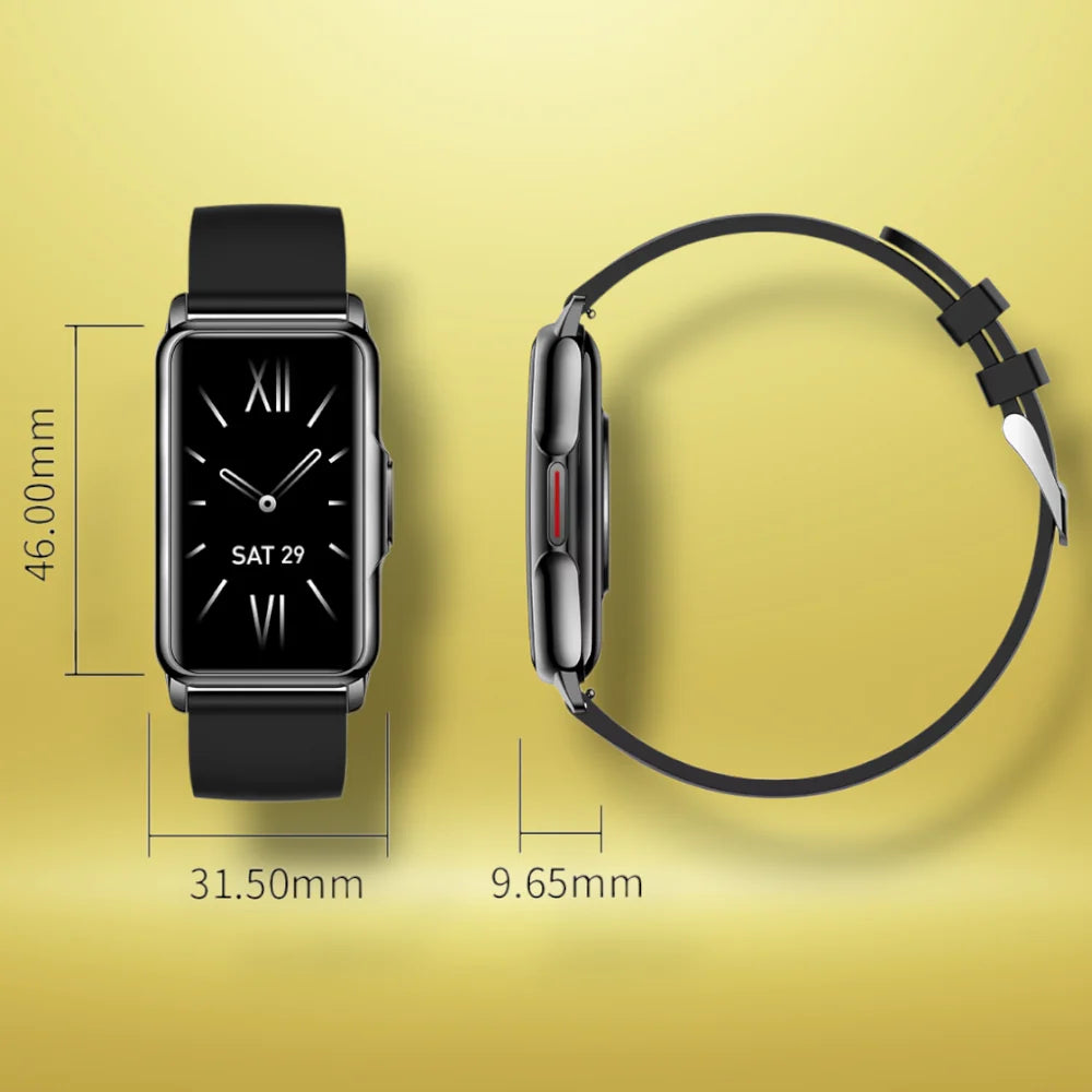 Rynx | Smartwatch Women Bracelet Mesh Black "Lynthior"