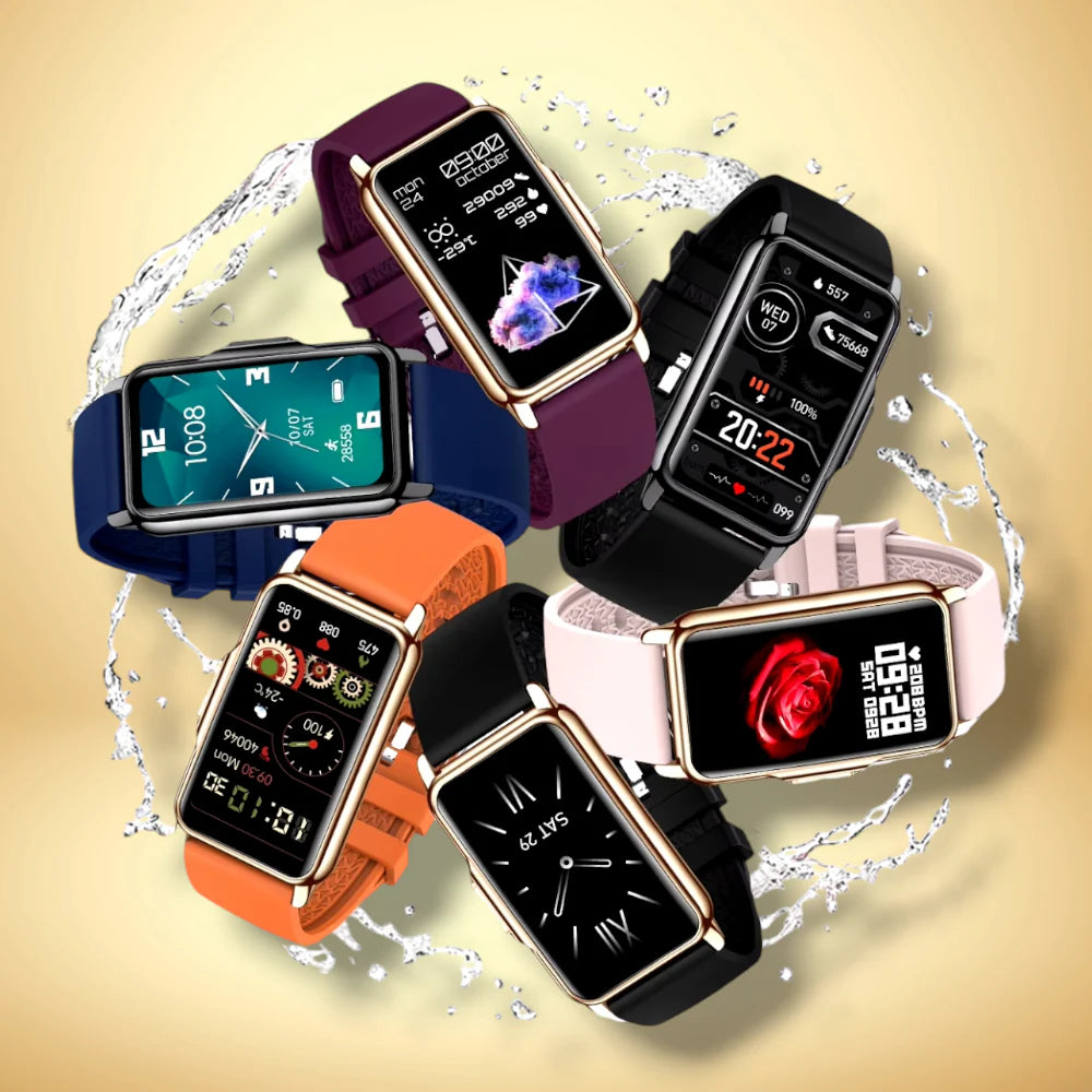 Rynx | Smartwatch Women Bracelet Mesh Black "Lynthior"