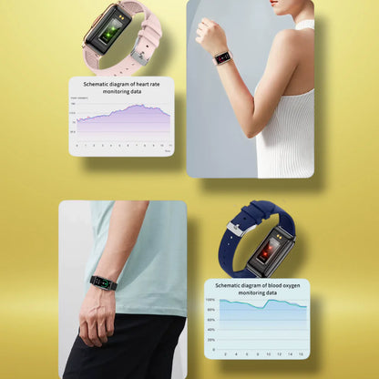 Rynx | Smartwatch Women Bracelet Mesh Black "Lynthior"