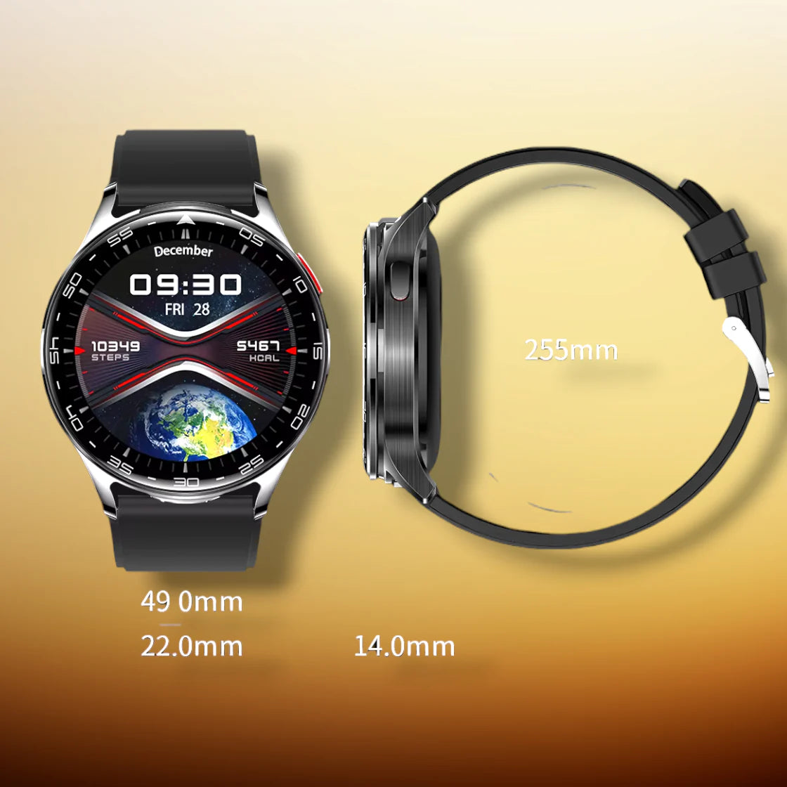 Rynx | Smartwatch with Bluetooth Headphones "Zevior"