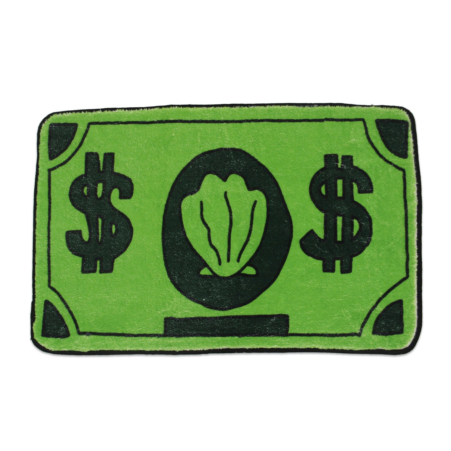 Rynx | Mr. Krabs' Dollar Bath Mat, Non-Slip Bath Mat, Green Bathroom Mats