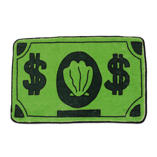 Rynx | Mr. Krabs' Dollar Bath Mat, Non-Slip Bath Mat, Green Bathroom Mats