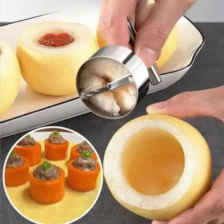 Rynx | Effortless Stainless Steel Fruit Pitter | + 1 Small