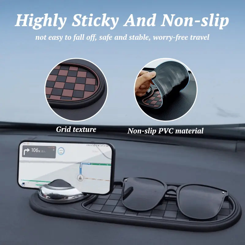 Rynx | Multifunctional Anti-Slip Mat for Car – Phone Holder and Organizer in One
