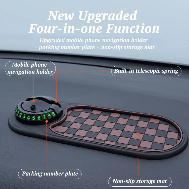 Rynx | Multifunctional Anti-Slip Mat for Car – Phone Holder and Organizer in One