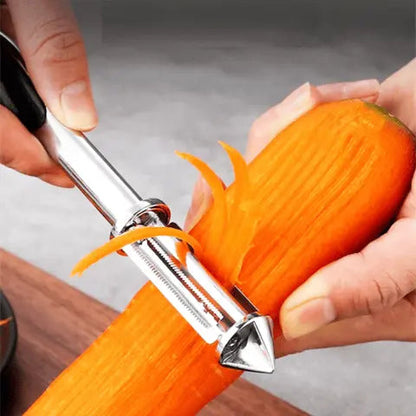 Rynx | Multifunctional Stainless Steel Vegetable Peeler – Peeling & Julienne with One Handle