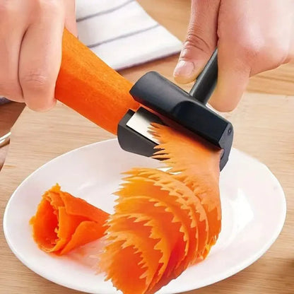 Rynx | Multifunctional Stainless Steel Spiral Cutter for Fruits and Vegetables