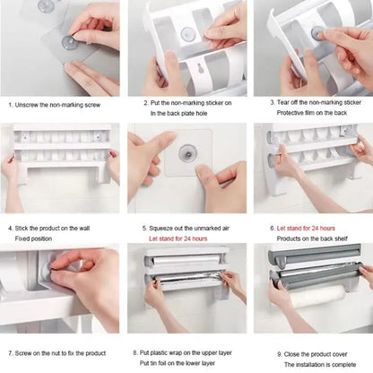 Rynx | Multifunctional Film Holder – Space-saving, drill-free, wall-mounted