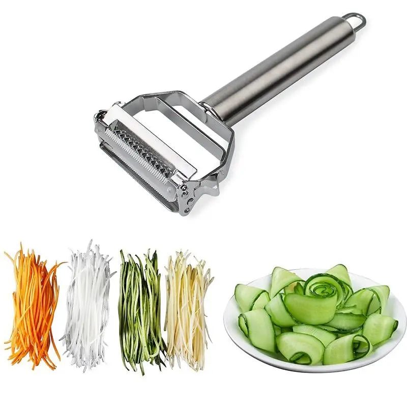 Rynx | Multifunctional Vegetable Peeler Made of Stainless Steel – With Julienne Blade