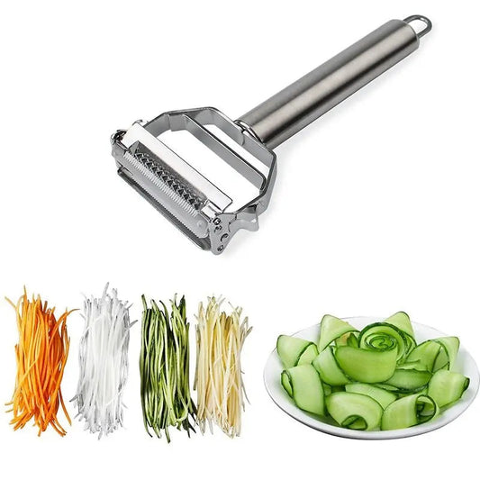 Rynx | Multifunctional Vegetable Peeler Made of Stainless Steel – With Julienne Blade
