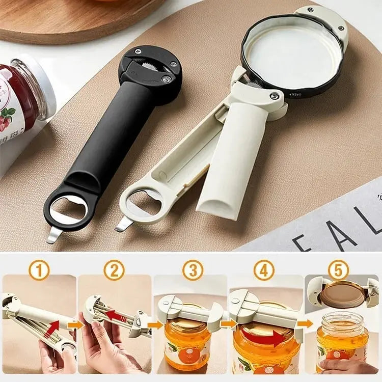 Rynx | Multifunctional Magnet Can Opener – Safe and Effortless Opening