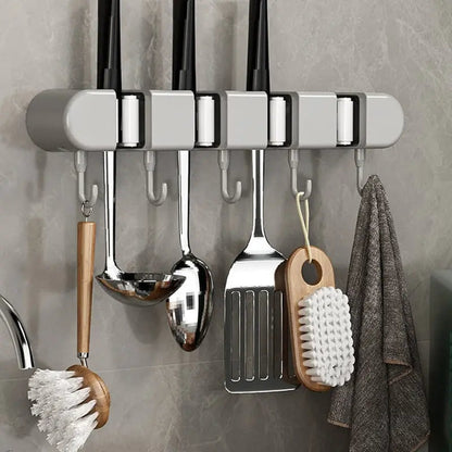Rynx | Multifunctional Mop Holder with Hooks