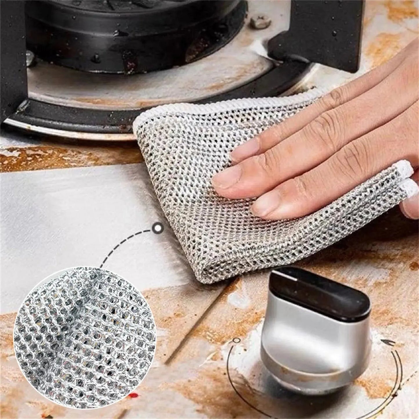 Rynx | Multifunctional wire cleaning cloth for effortless cleaning (5+5)