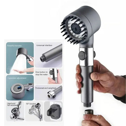 Rynx | Multifunctional High Pressure Showerhead Set