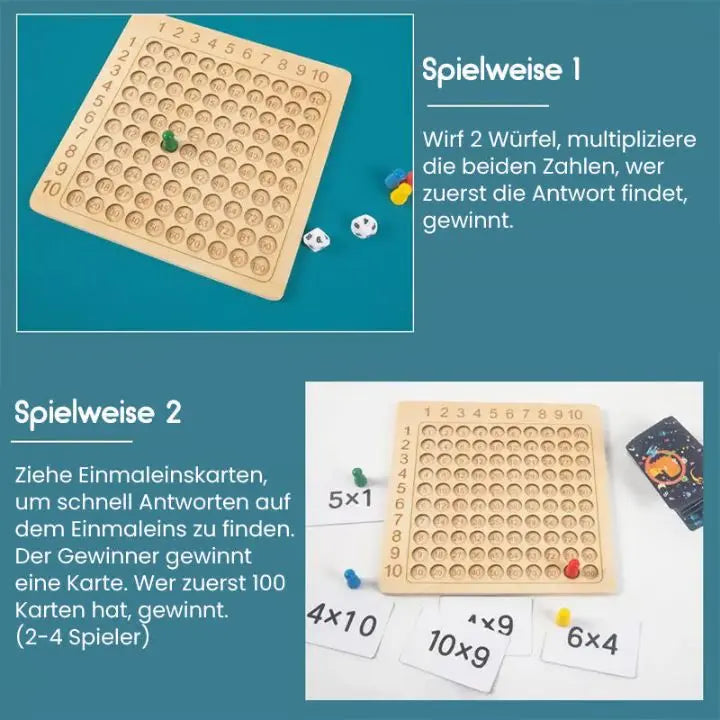 Rynx | Wooden Multiplication Learning Game – Math Support for Children