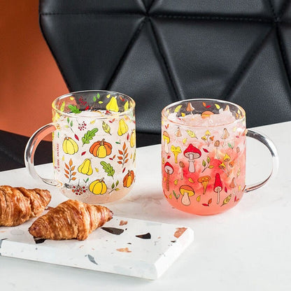 Rynx | Mushroom Garden Glass Mug