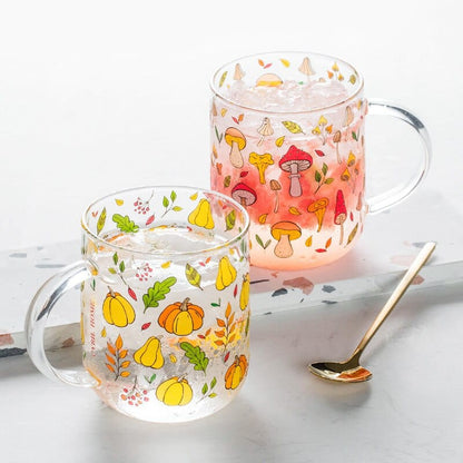 Rynx | Mushroom Garden Glass Mug