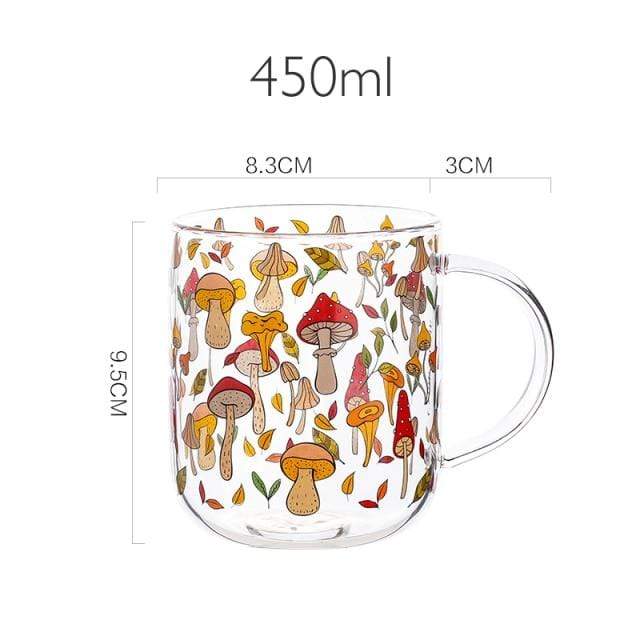 Rynx | Mushroom Garden Glass Mug