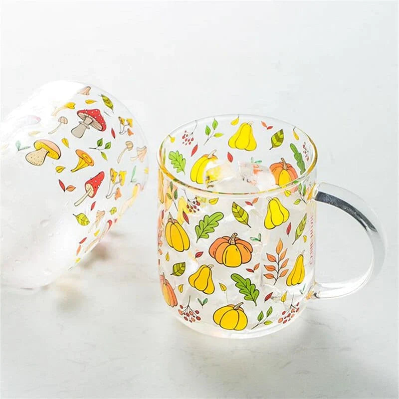 Rynx | Mushroom Garden Glass Mug