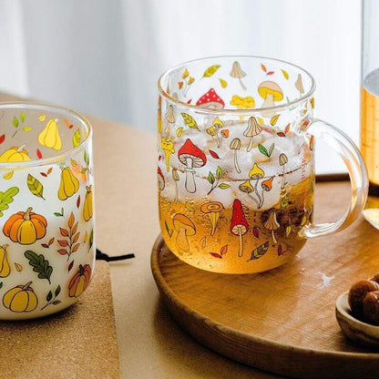 Rynx | Mushroom Garden Glass Mug
