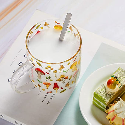 Rynx | Mushroom Garden Glass Mug