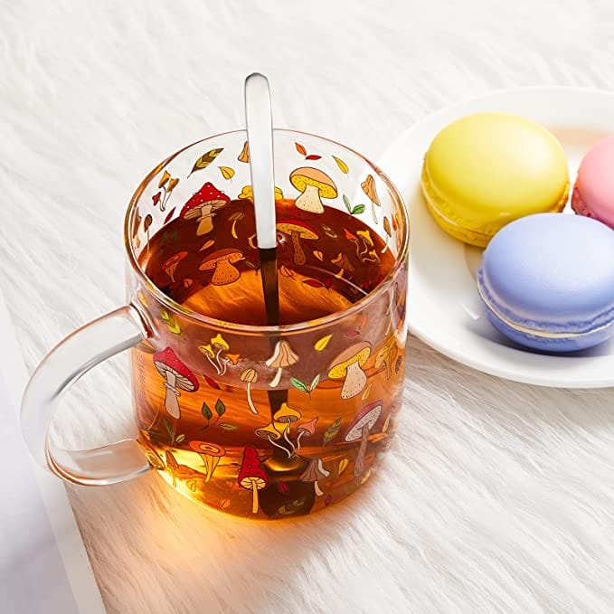 Rynx | Mushroom Garden Glass Mug