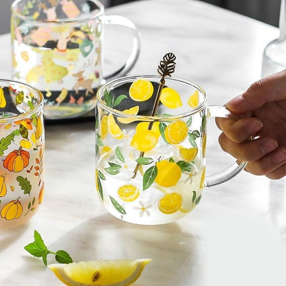 Rynx | Mushroom Garden Glass Mug