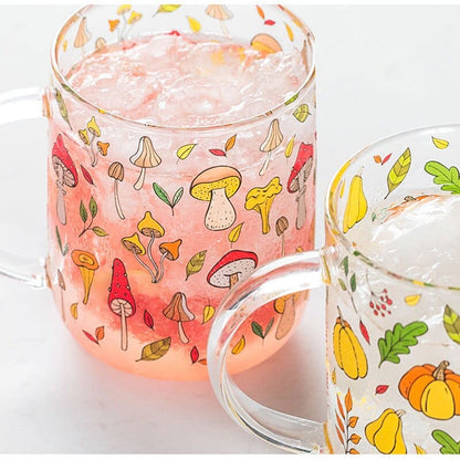Rynx | Mushroom Garden Glass Mug