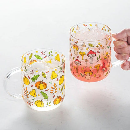 Rynx | Mushroom Garden Glass Mug