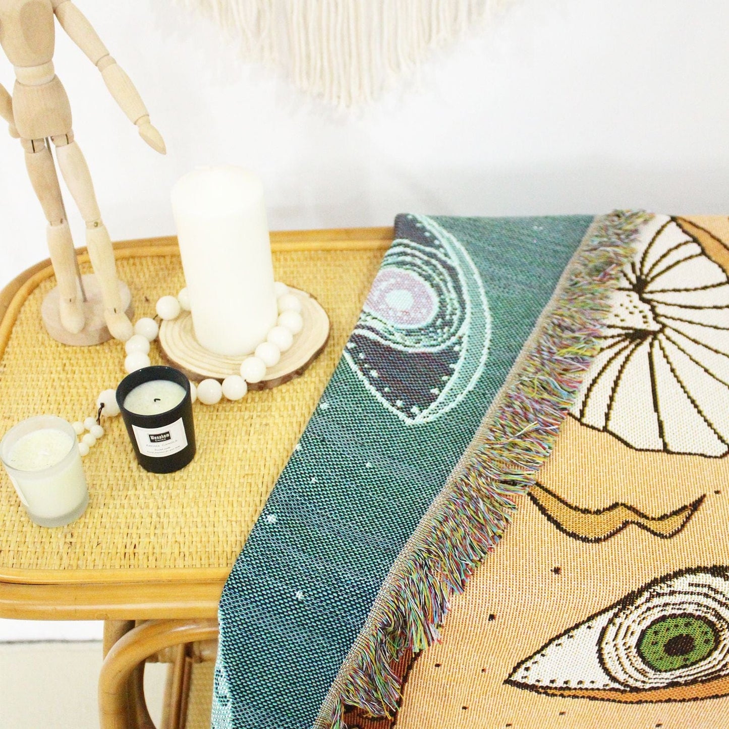 Rynx | Mushroom Magic Throw Blanket