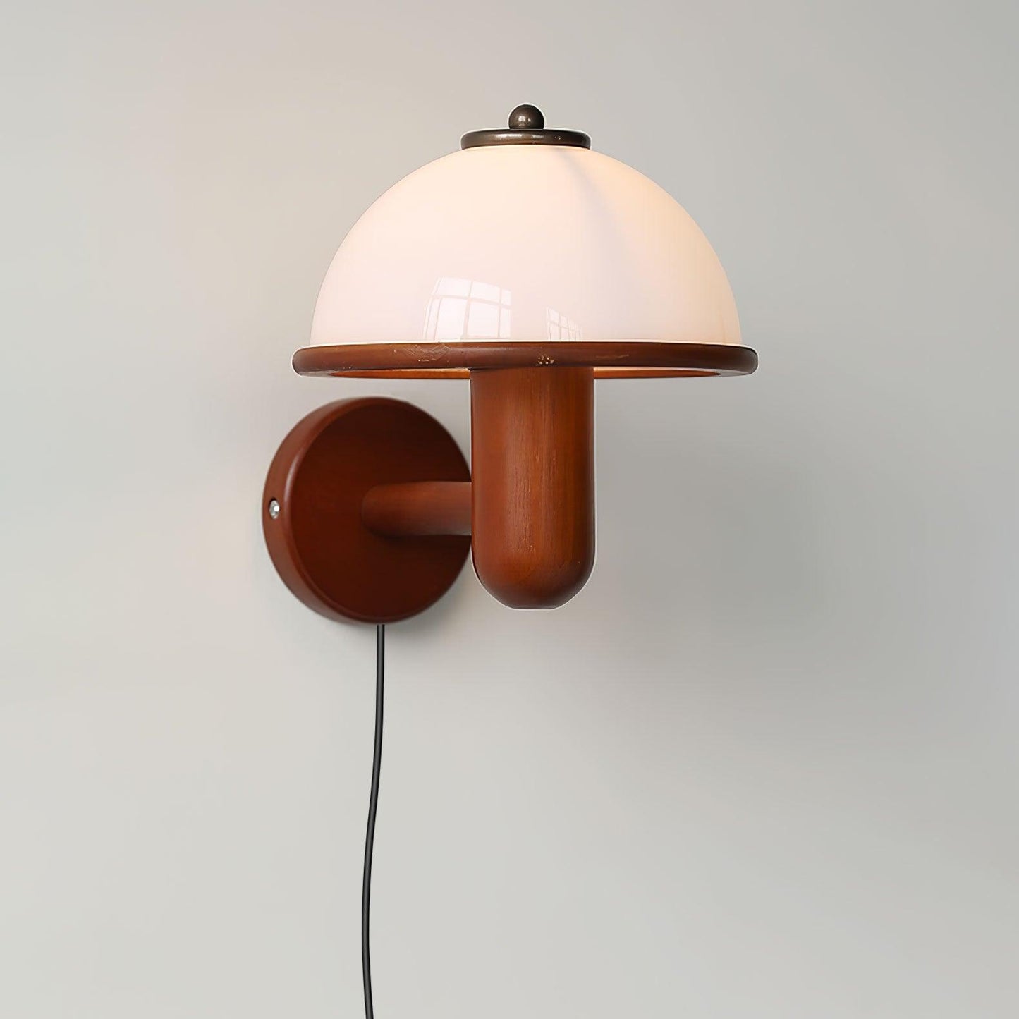 Rynx | Nordlys Nature Wall Light – Mushroom-shaped Wood-look Decor