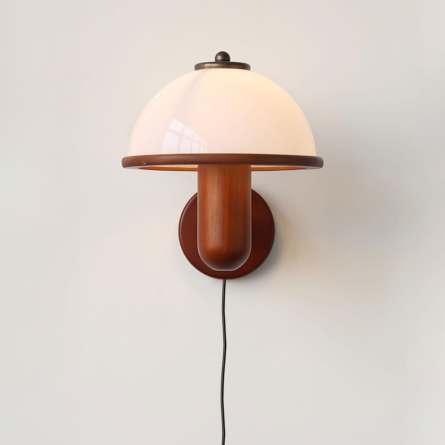 Rynx | Nordlys Nature Wall Light – Mushroom-shaped Wood-look Decor