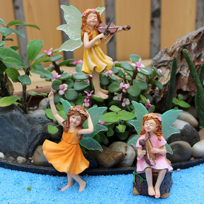 Rynx | Musical Garden Fairy Ornament Set