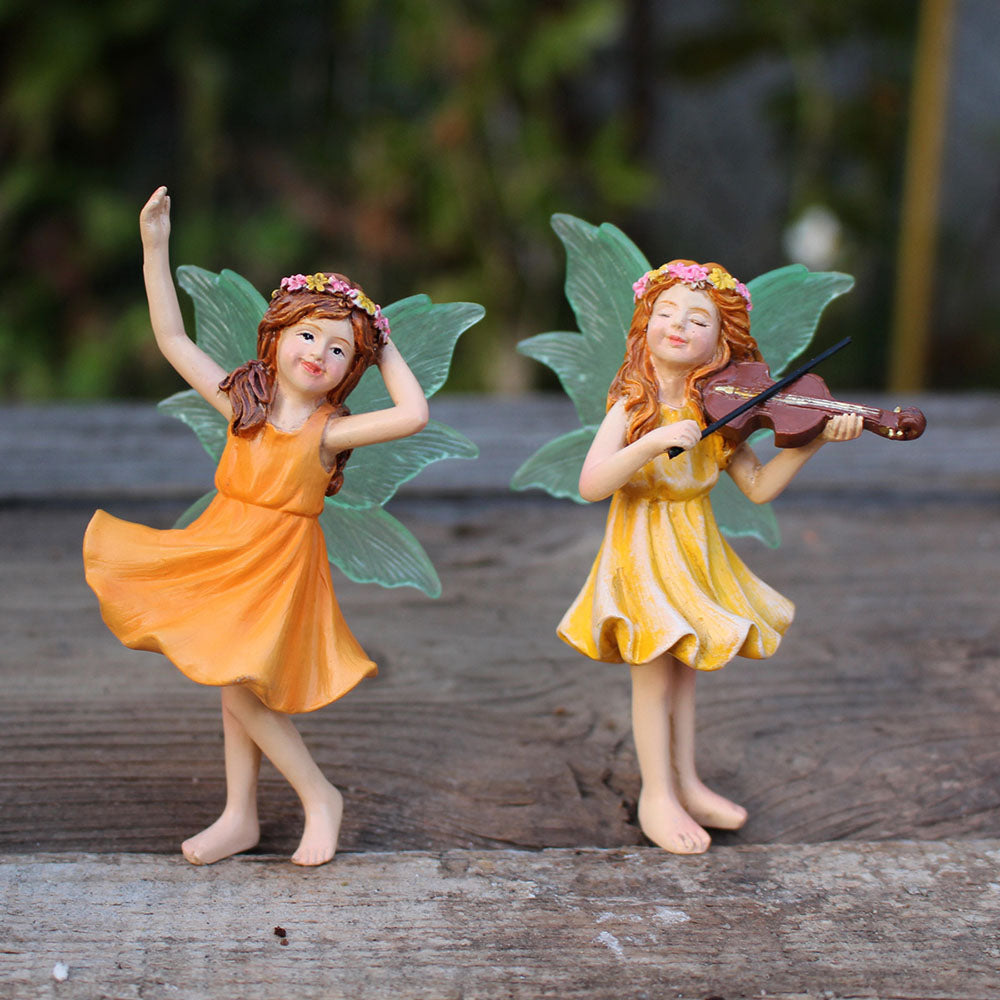 Rynx | Musical Garden Fairy Ornament Set