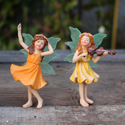 Rynx | Musical Garden Fairy Ornament Set