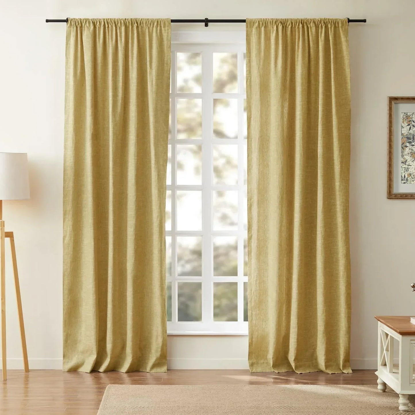Rynx | Aira - Linen-Cotton Curtain with Soft Fabric