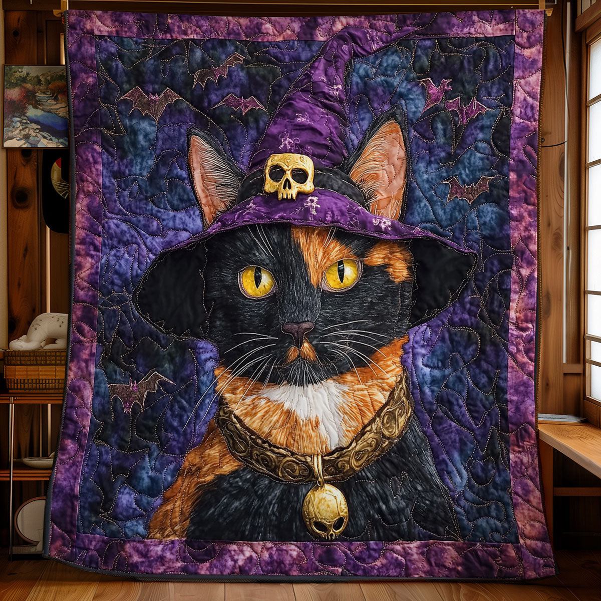 Rynx | Mystic Witch Cat Quilt