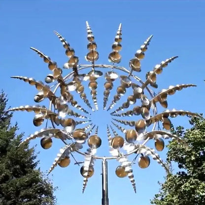 Rynx | Mysterious Metal Wind Spinner – Fascinating Garden Decoration with Relaxation Effect