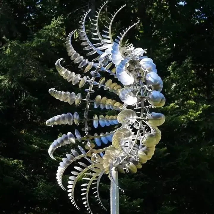 Rynx | Mysterious Metal Wind Spinner – Fascinating Garden Decoration with Relaxation Effect