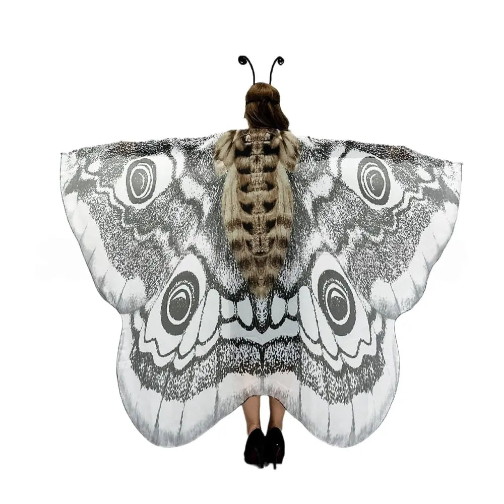 Rynx | Mystical Cloak "Grey Moth" – Elegance & Magic in a stunning Cape