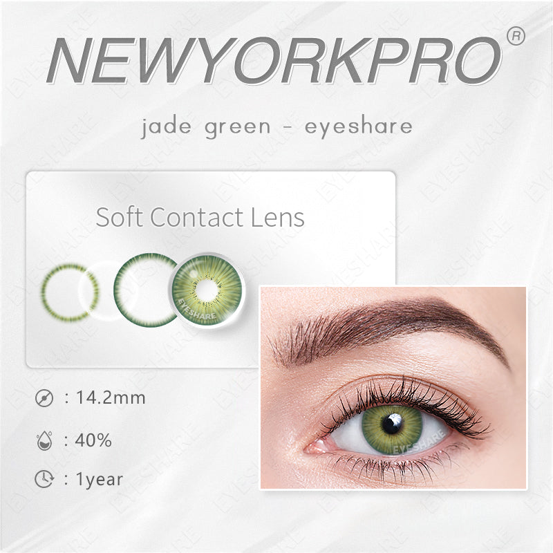 Rynx NewYork Jade Green 14.2mm 1 Pair | 1 Year