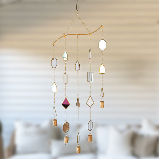 Rynx | Antique Brass Mirror Sun Catcher