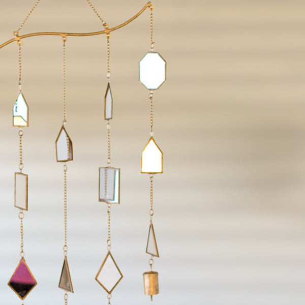 Rynx | Antique Brass Mirror Sun Catcher