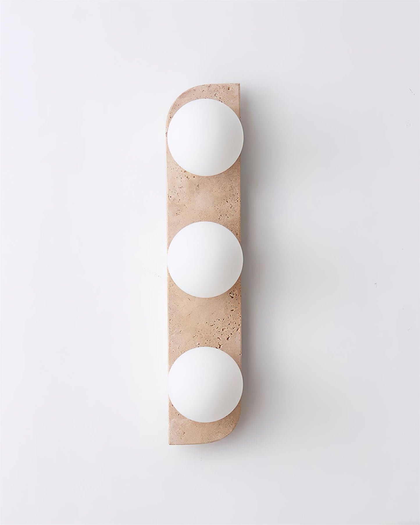 Rynx | Neptune Travertine Plug In Wall Lamp