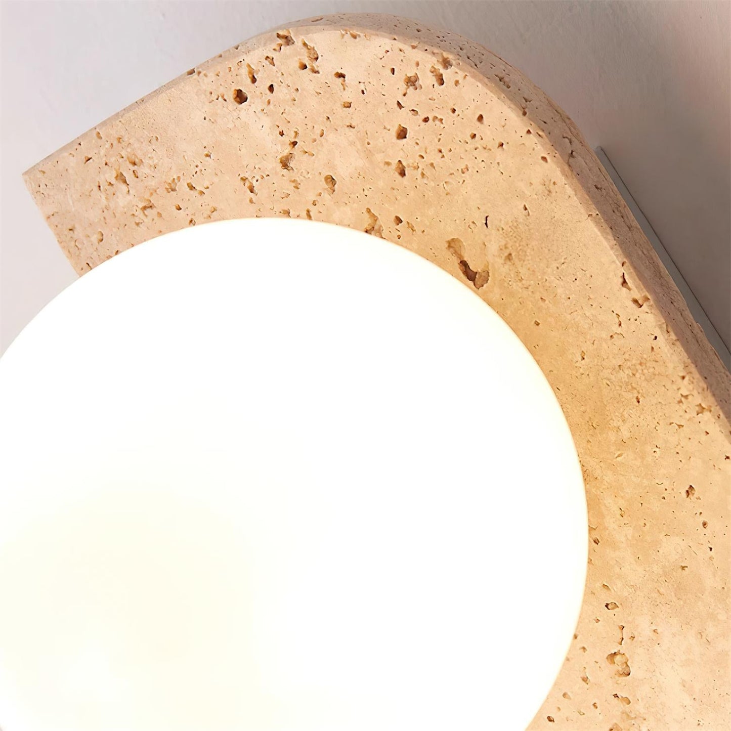 Rynx | Neptune Travertine Plug In Wall Lamp